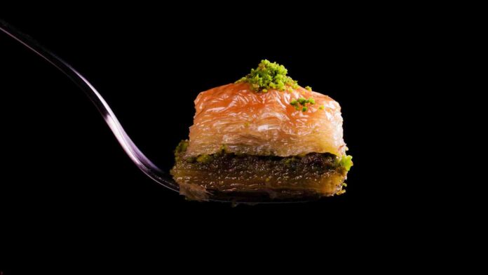 Picture of a piece of baklava - Baklava Recipe