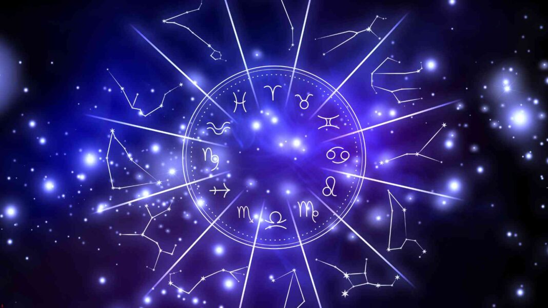 Zodiac symbols for daily horoscope predictions